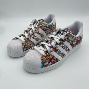 New Adidas x Disney Mickey & Friends Superstar J Kid's 6Y Shoes IG6857
